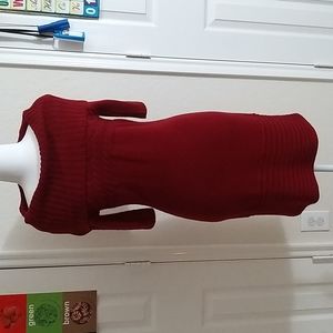 Sweater dress red S/M
